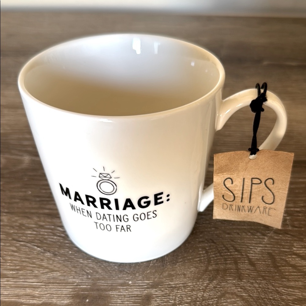 SIPS Drinkware Marriage Coffee Cup